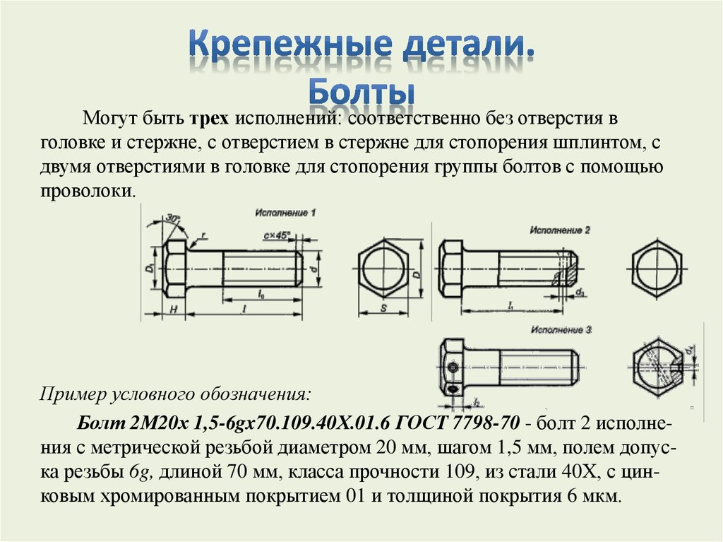 Что означает м8 на чертеже