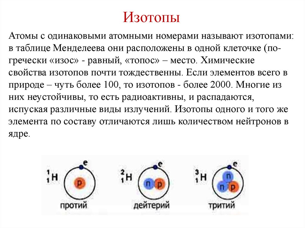 Строение атома изотопы 8 класс химия. Изотопы химических элементов. Характеристика изотопов. Таблица Менделеева с изотопами. Радиоактивные изотопы.
