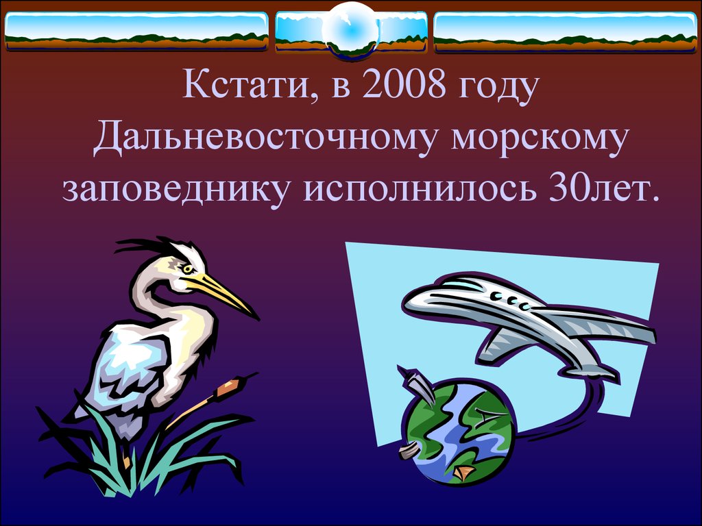 Презентация заповедник дальневосточный морской заповедник