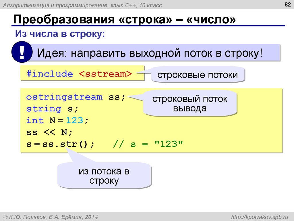 Вывод чисел из строки