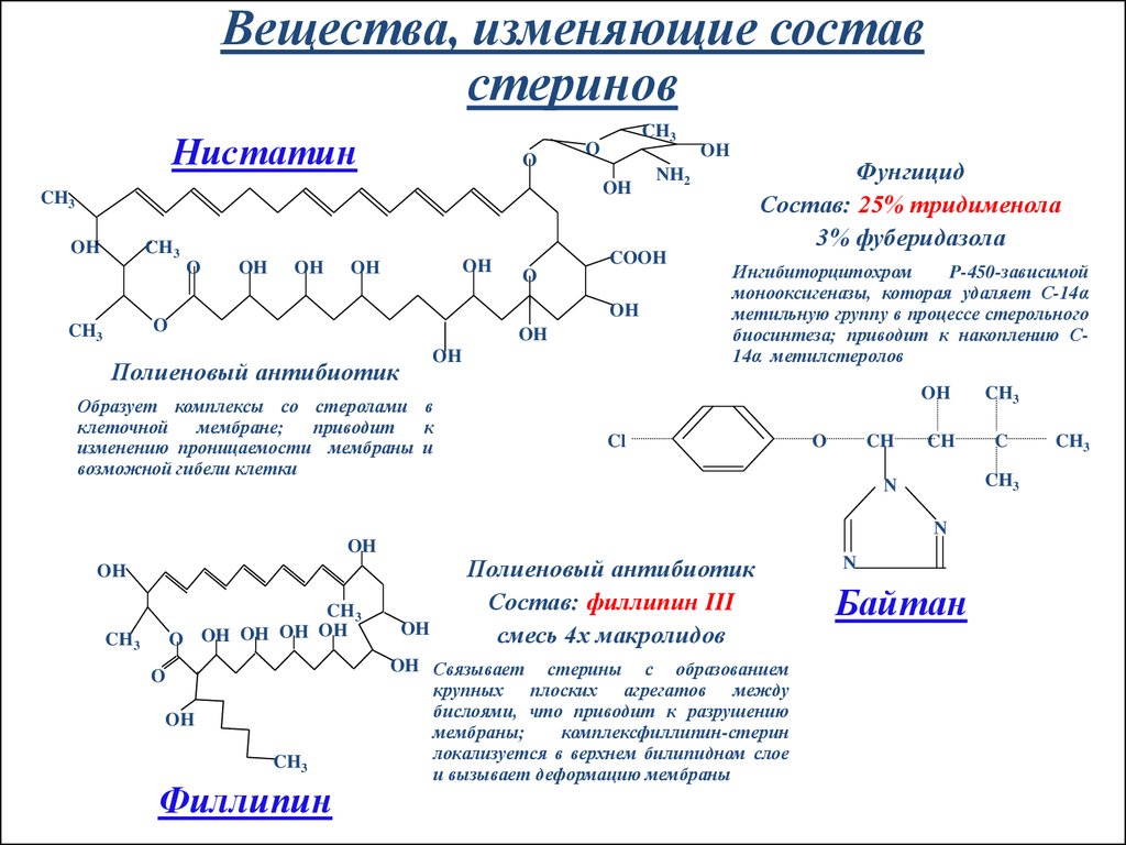 Вещества изменяющие. Стерины стеролы. Стерины, стеролы состав. Растительные стерины (фитостерины. Стеролы в составе мембран.