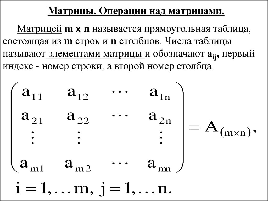 Матрица элементы высшей математики. Матрицы прямоугольная таблица состоящая из. Матрица прямоугольная таблица