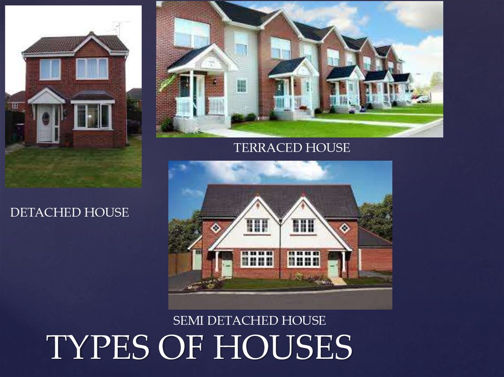 Houses in the uk презентация