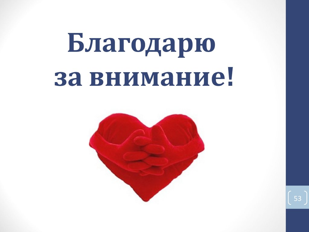 Благодарю за внимание!