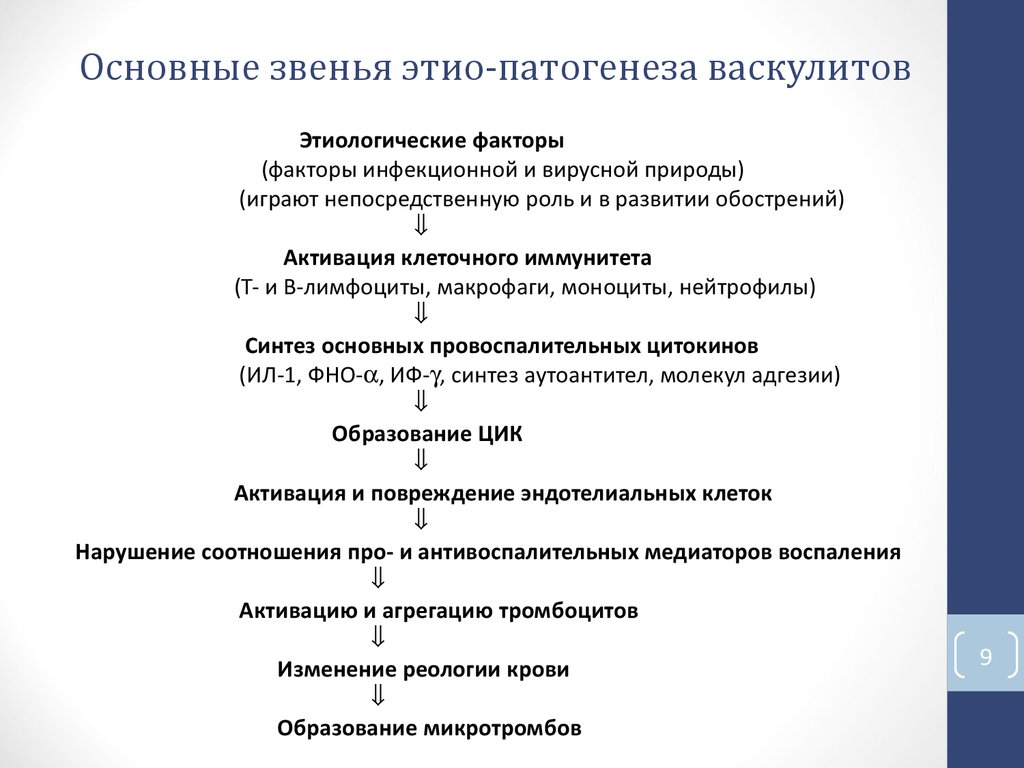 Системные васкулиты презентация терапия