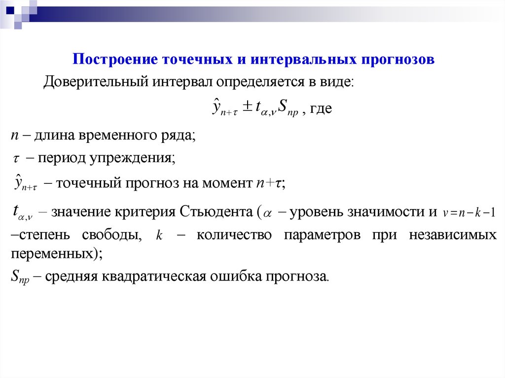 Изображенный на рисунке временной ряд содержит следующие компоненты