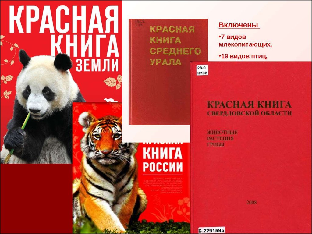 Красная книга россии свердловская область