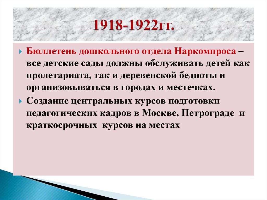 1918-1922гг.