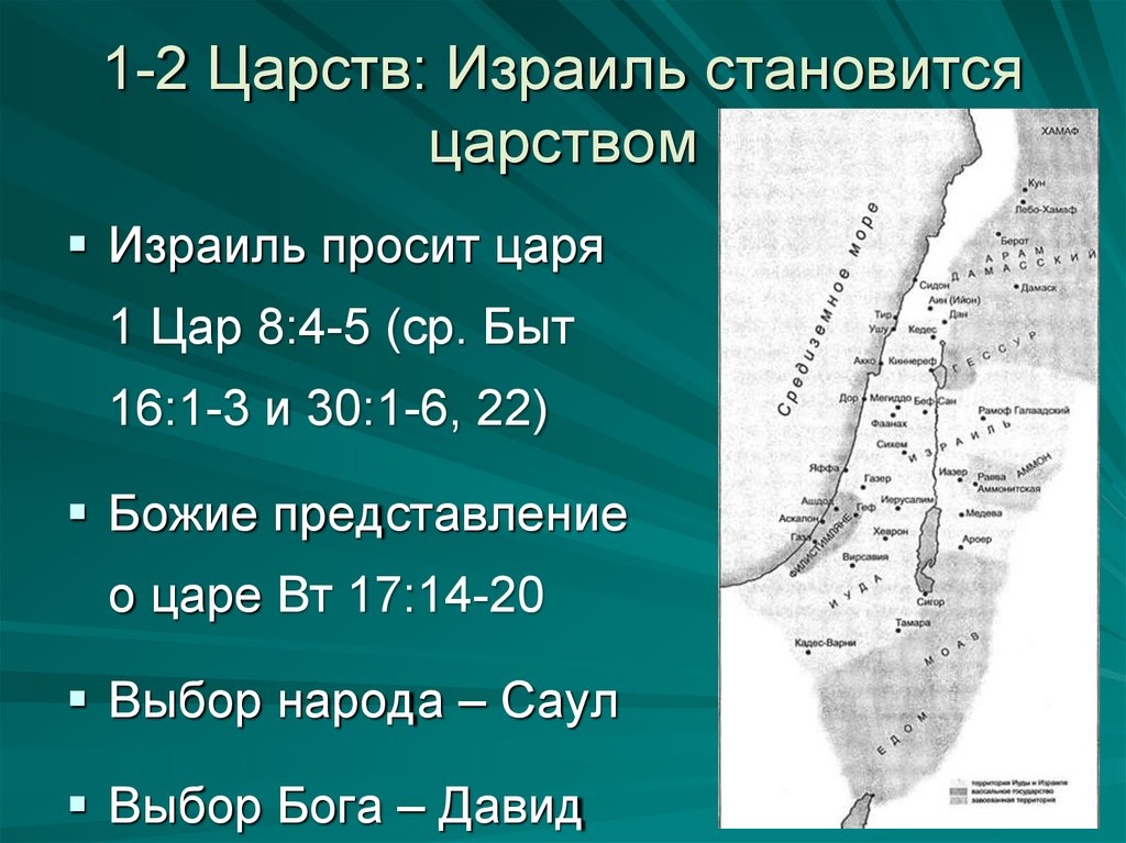 Израильское царство. 1 Израильское царство. Возвышение израильского царства. Создание израильского царства. Основатель израильского царства.