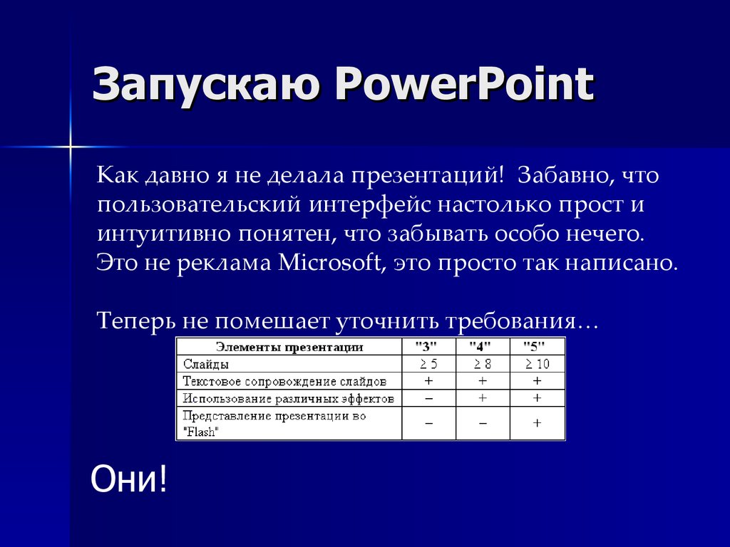 Циклическая презентация на свободную тему