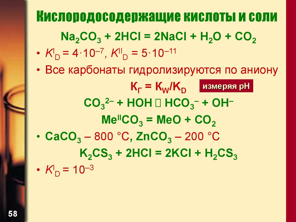 Вещество си. Кислородосодержащий анион. Кислородосодержащий анион титана.