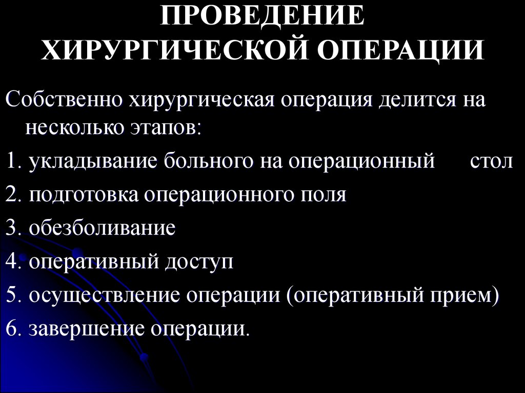 Хирургическая операция презентация