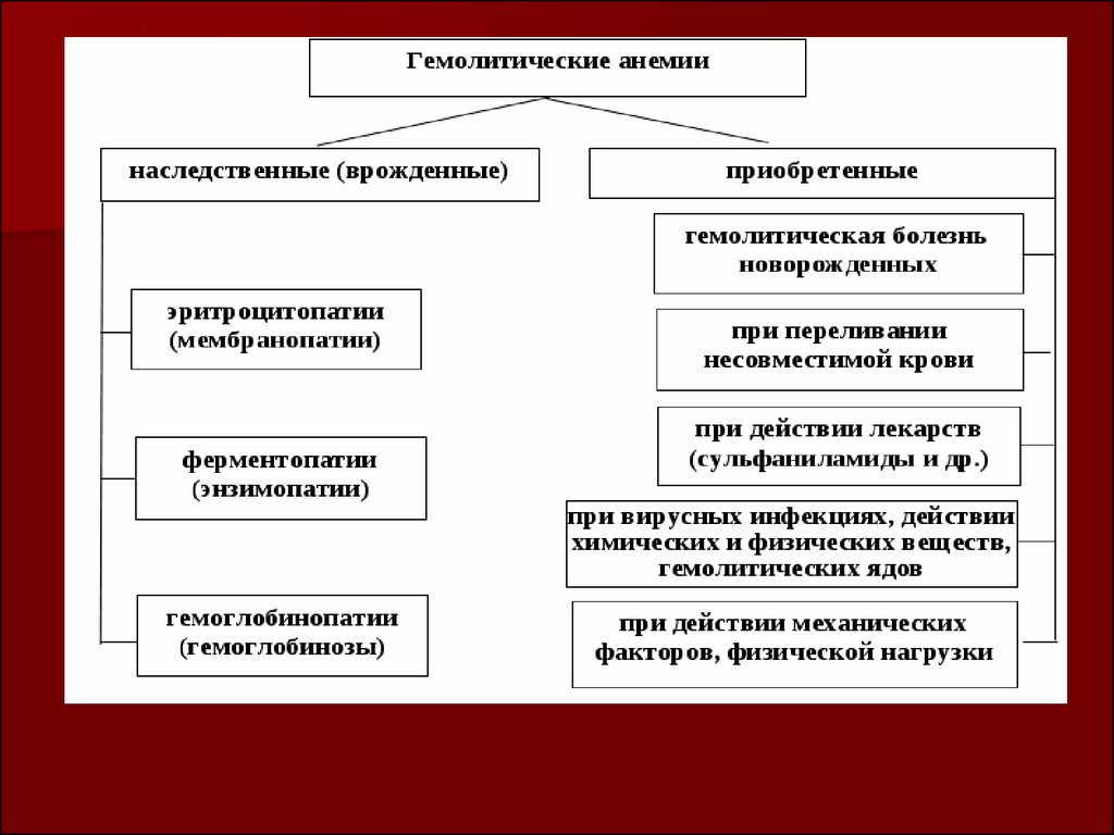 Заболевания органов кроветворения у детей презентация