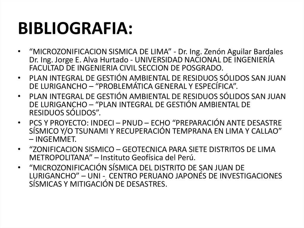 BIBLIOGRAFIA:
