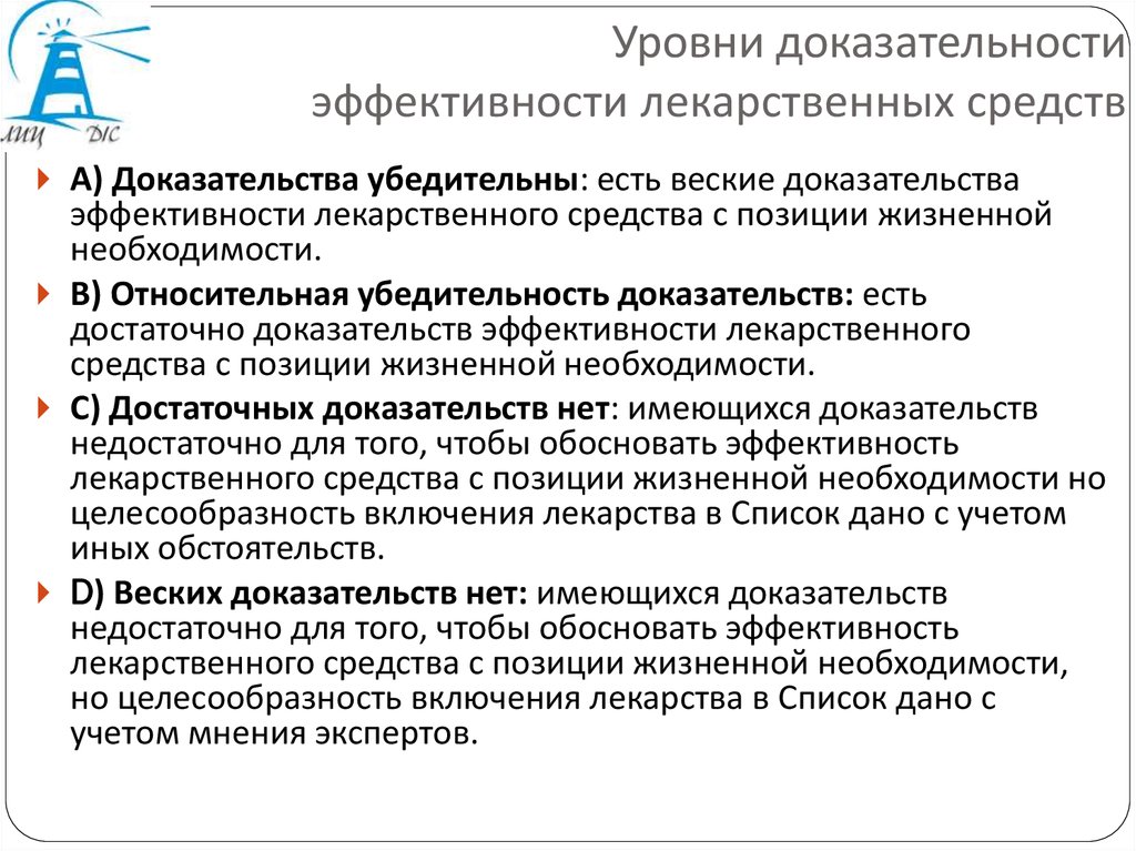 Список доказанной эффективностью. Уровни доказательности эффективности лекарств. Эффективность лекарственного средства это. Уровни доказательства эффективности лекарственных средств. Оценка эффективности лекарственного препарата.