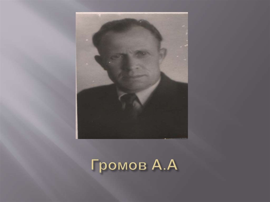 Громов А.А