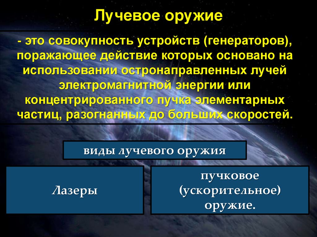 Поражающее действие. Лучевое и ускорительное оружие. Виды лучевого оружия. Поражающие факторы лазерного оружия. Лучевое оружие поражающие факторы.