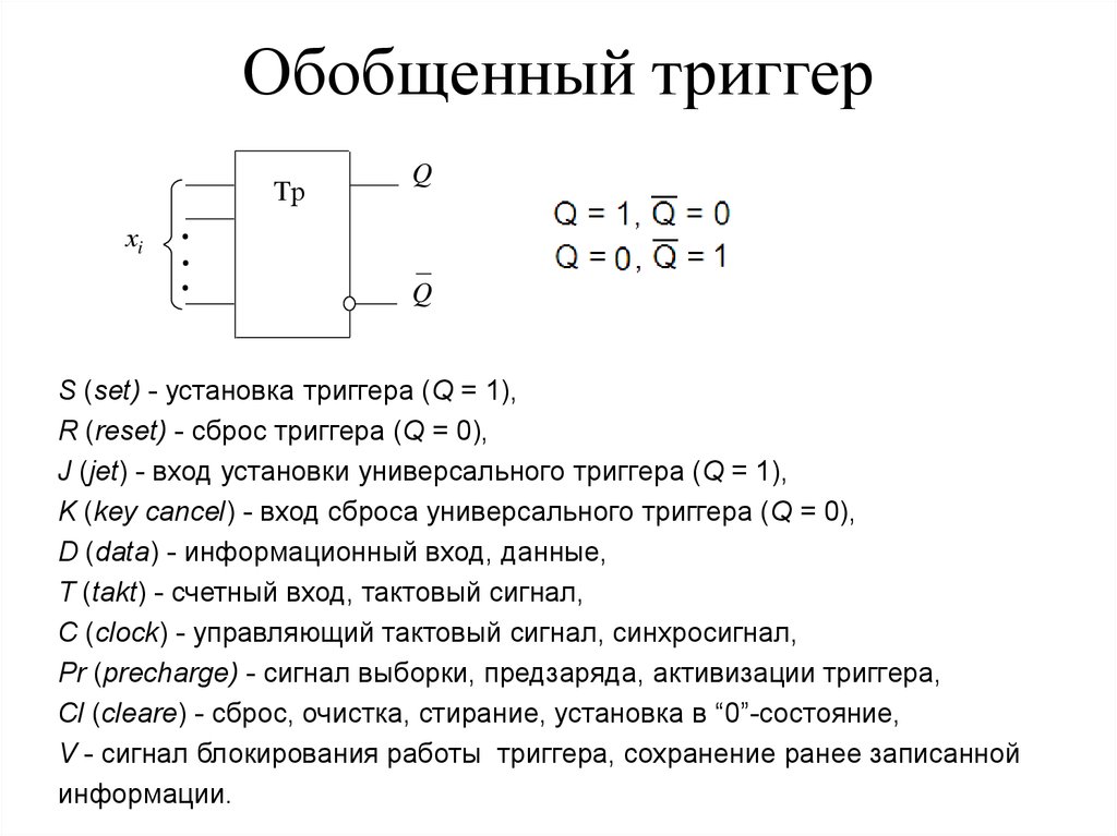 Обобщенная информация это