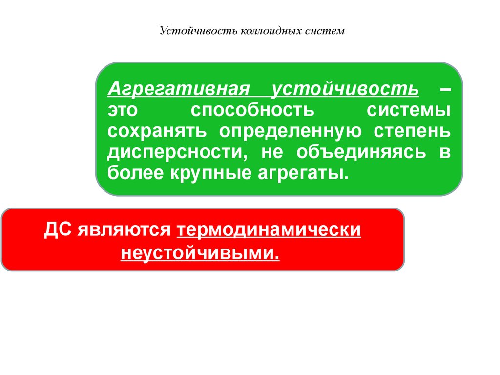 Устойчивость это. Агрегативная устойчивость коллоидных. Устойчивость коллоидных систем. Устойчивость и коагуляция коллоидных систем. Агрегатная устойчивость коллоидных систем.