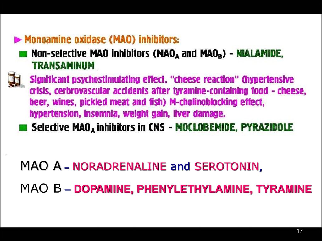 Psychostimulants Adaptogens Analeptics Antidepressants And Nootropic Drugs Online Presentation