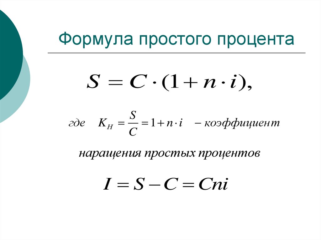 Простые проценты презентация