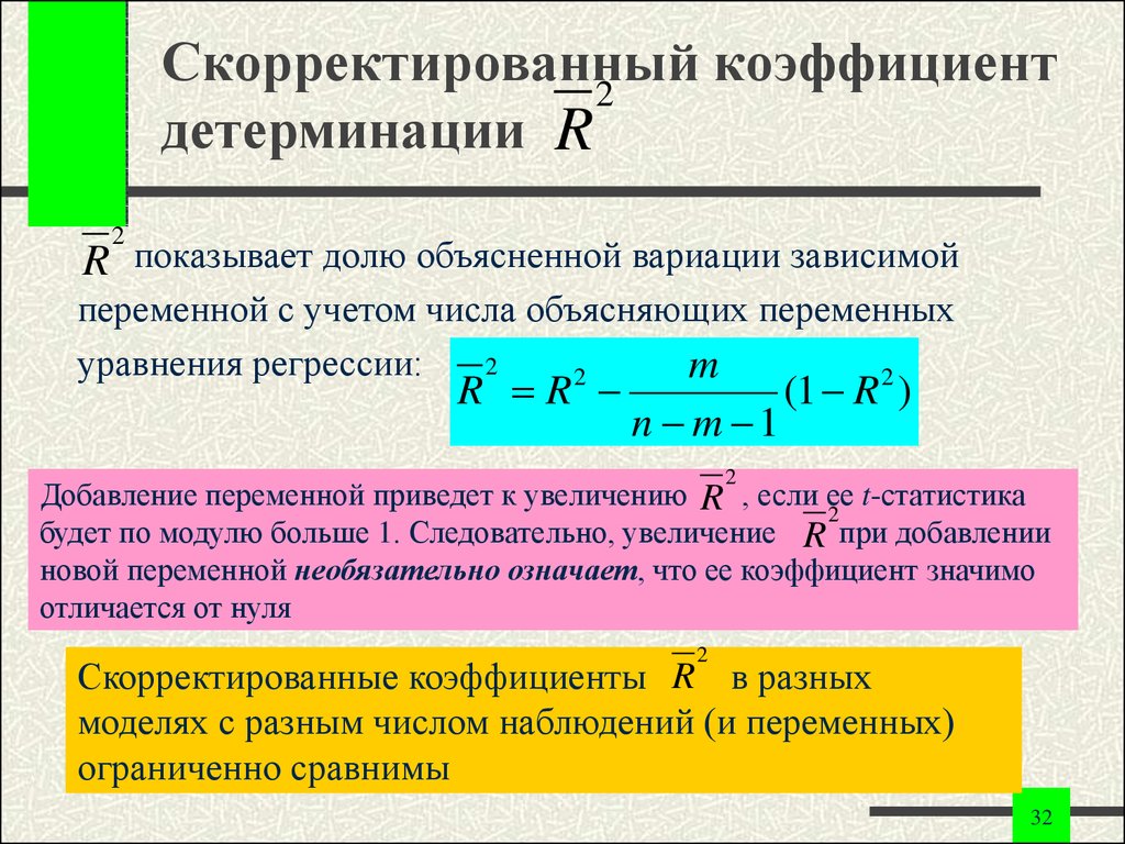 Коэффициент показывает. Скорректированный коэффициент детерминации. Множественный коэффициент детерминации. . Скорректированный коэффициент детерминации r2 a. Скорректированный r2 формула.