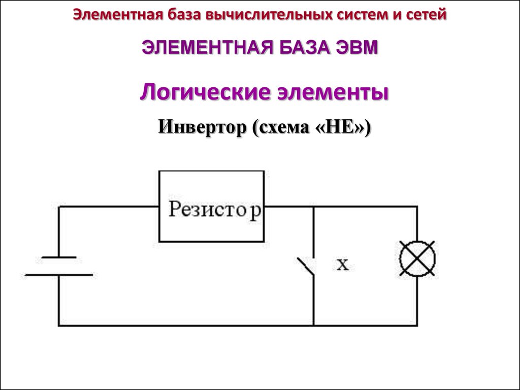 Инвертор схема информатика 8 класс