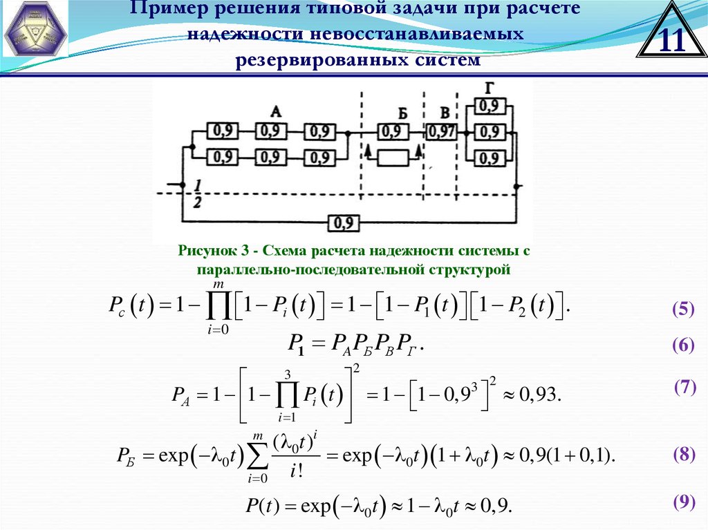 Программа для расчета надежности электрических схем