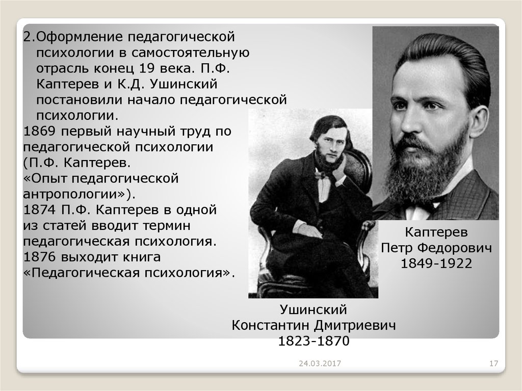 Педагогическая психология ввел. «Педагогическая психология» п.ф. Каптерева (1877);. Каптерев педагогическая психология 1876. Каптеров п ф труды в психологии. Каптерев 1874.