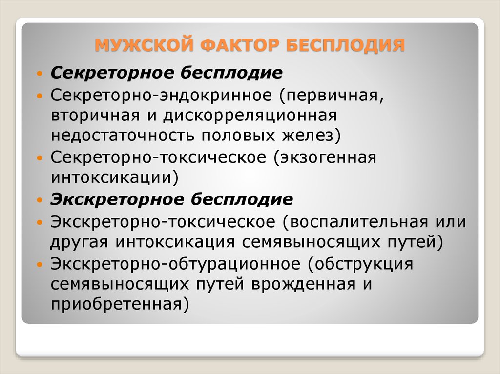 Бесплодие это. Мужского бесплодия секреторное. Экскреторное бесплодие. Причины экскреторного бесплодия. Экскреторная форма мужского бесплодия.