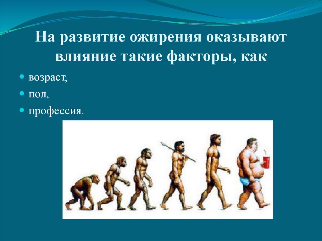 На развитие человека оказывает влияние. Эволюция ожирения. Влияние возраста на развитие ожирения. Эволюция ожирение человека и собаки. Как оказывать влияние на друзей.