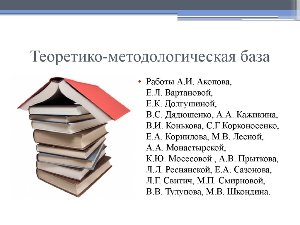 Методологическая база проекта