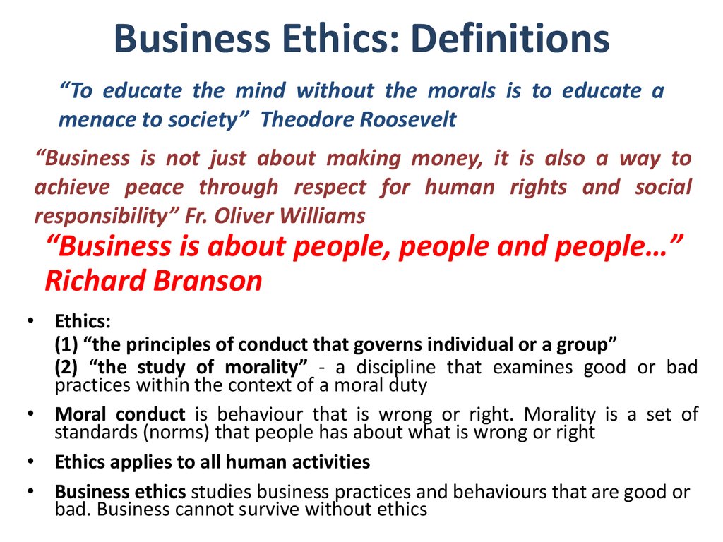 Business Ethics Definition Examples and Forms