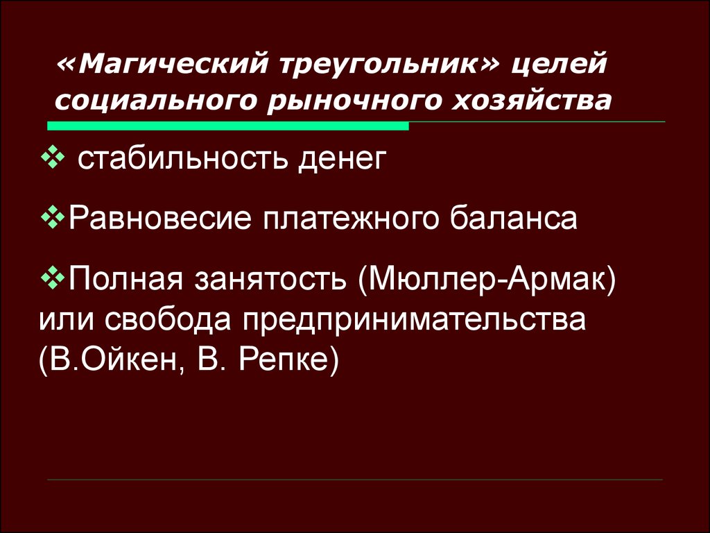 Каковы особенности германского социально рыночного хозяйства