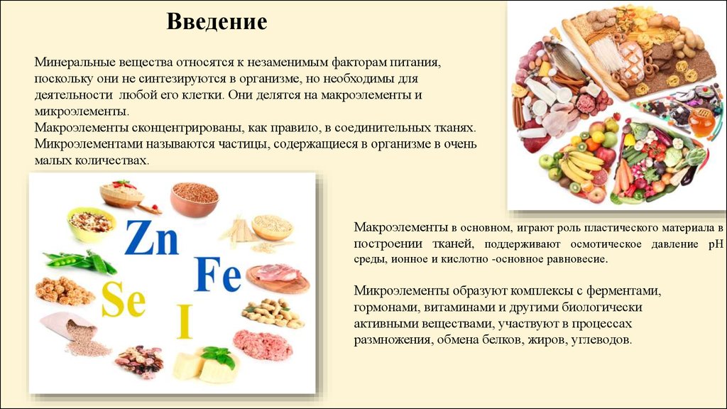 Реферат: Роль микроэлементов в жизни человека