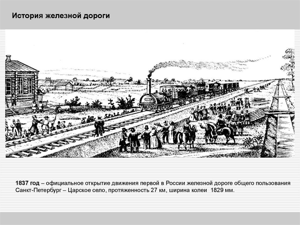 Строительство железных дорог в каком году