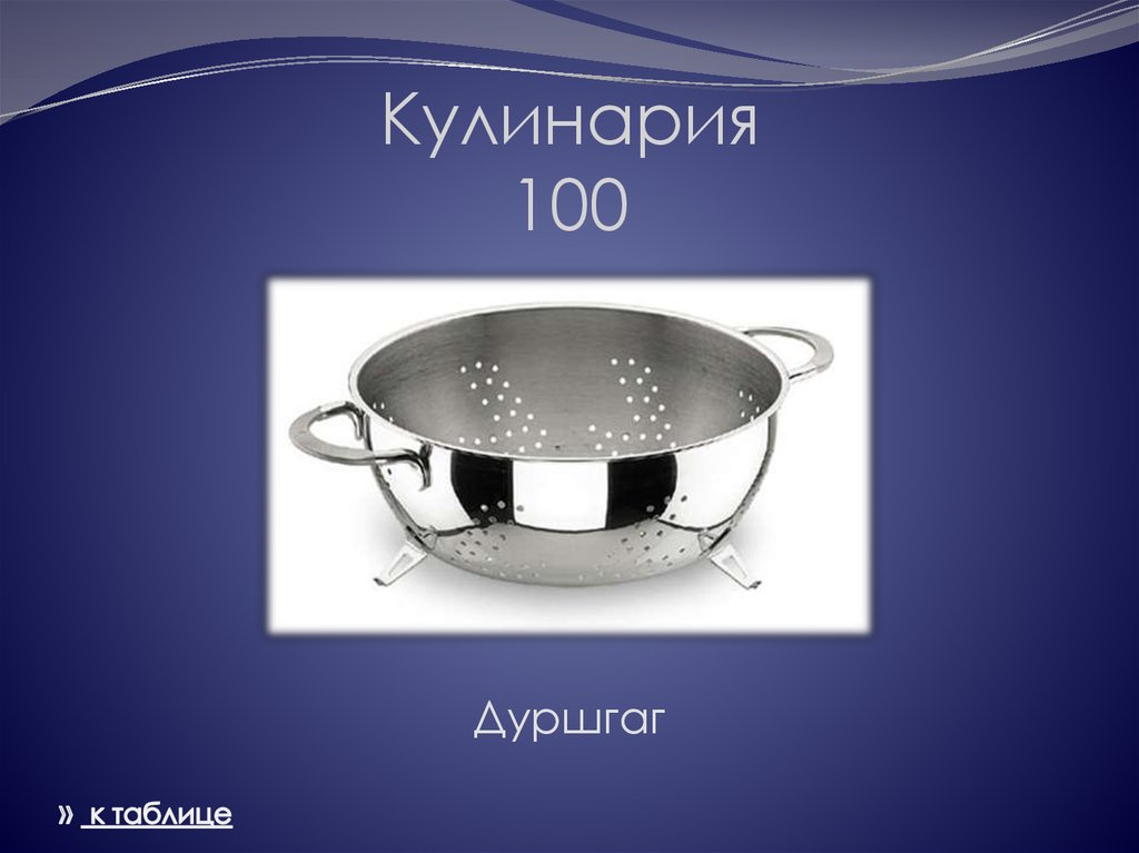Кулинария 100