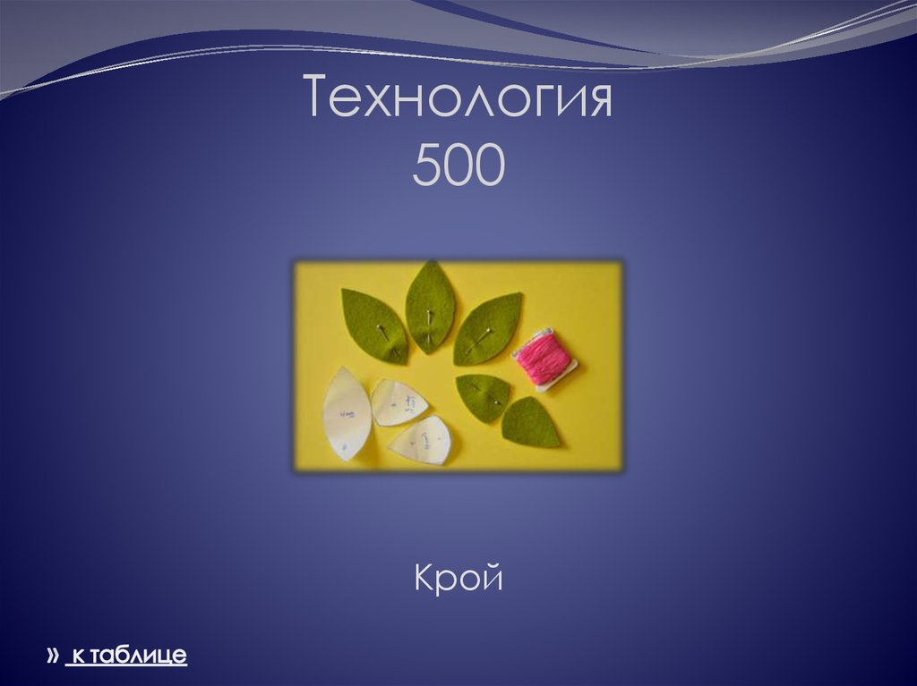 Технология 500