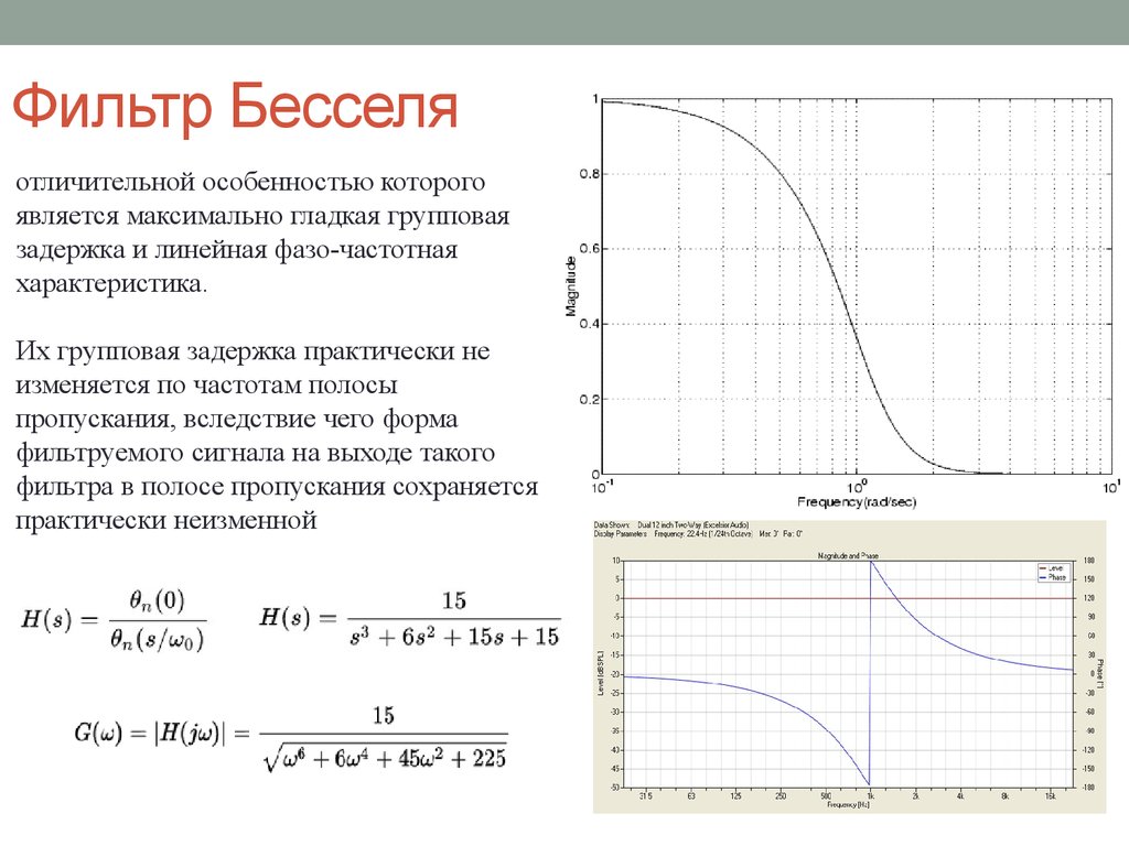 Расчет фильтров