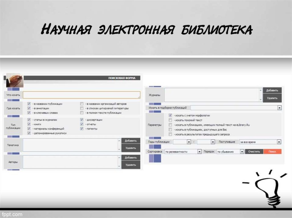 Электронная научная работа. Научная электронная библиотека. Темы поиска в нэб. Что можно найти в нэб.