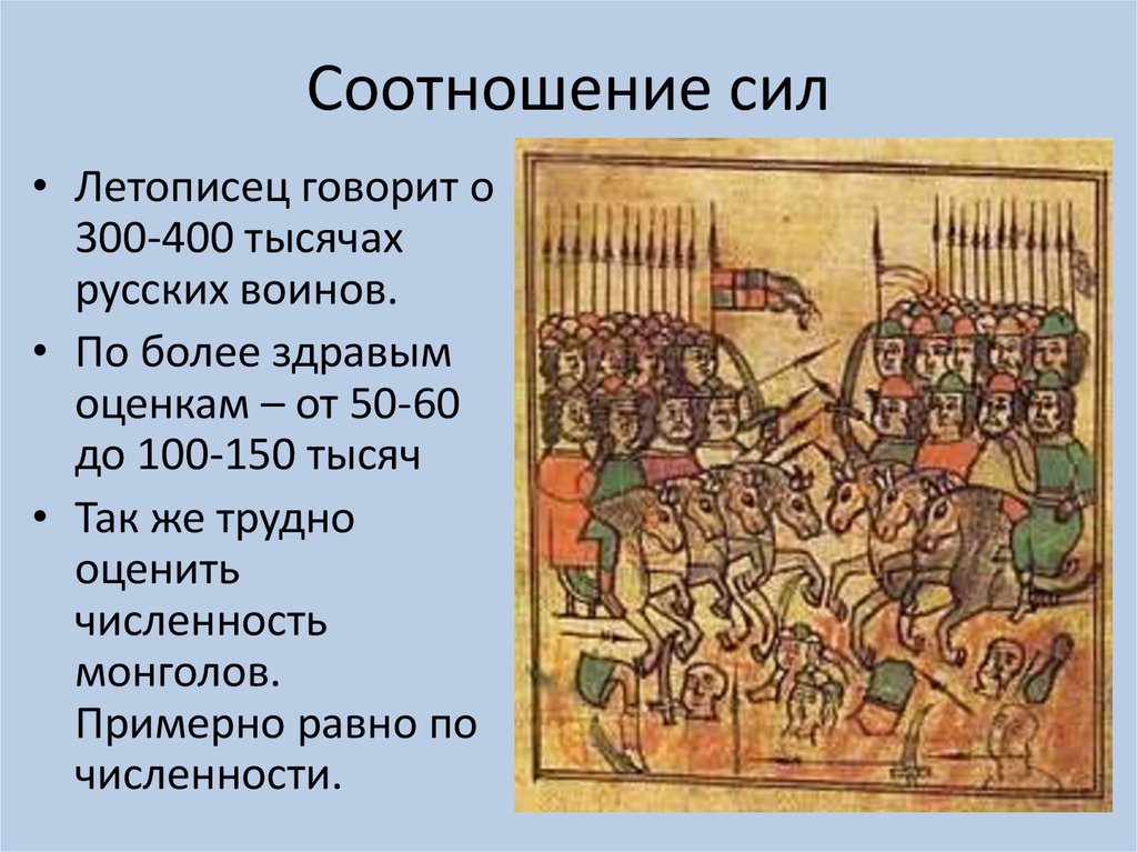 Соотношение сил