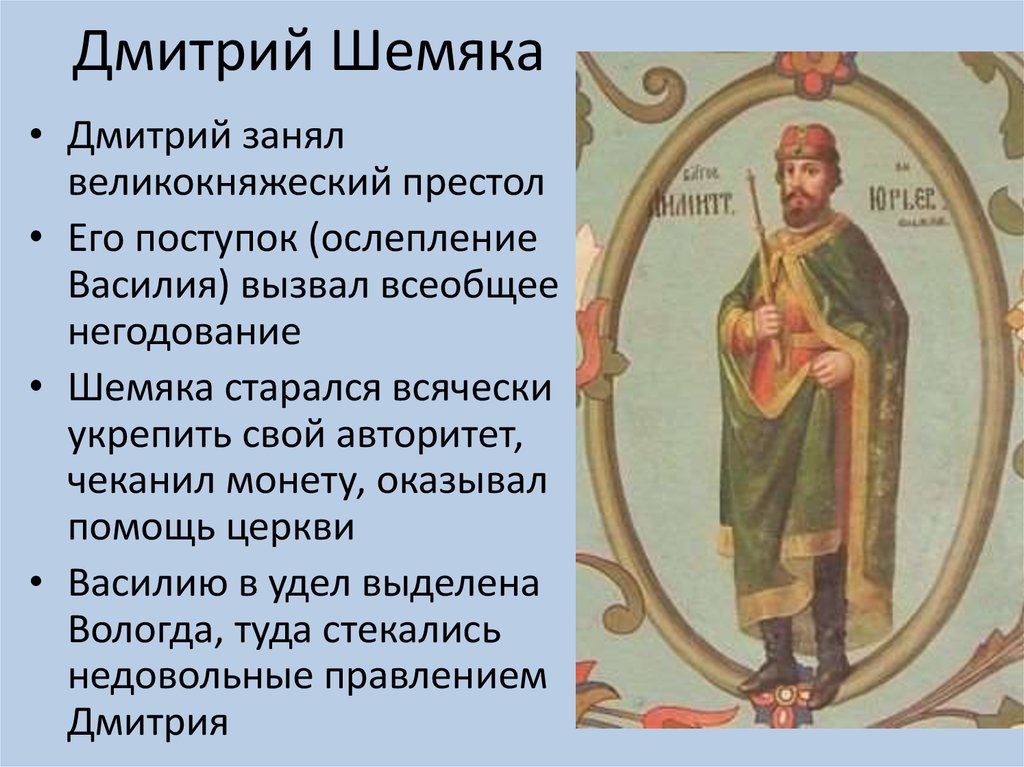 Презентация дмитрий шемяка