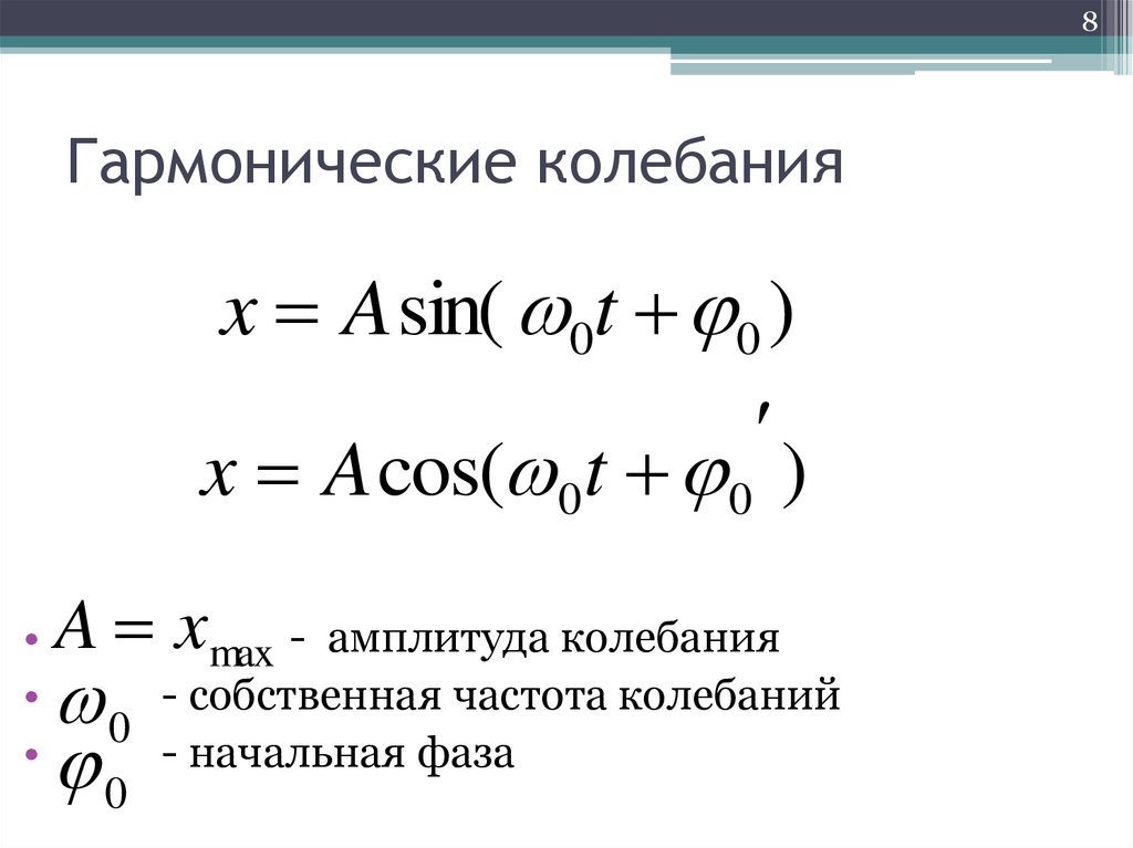 Гармоничные колебания. Гармонические колебания формулы 9 класс. Формулы гармонического колебания физика. Уравнение гармонических колебаний формула физика. Амплитуда гармонических колебаний форм.