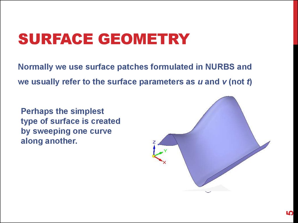 Surface geometry