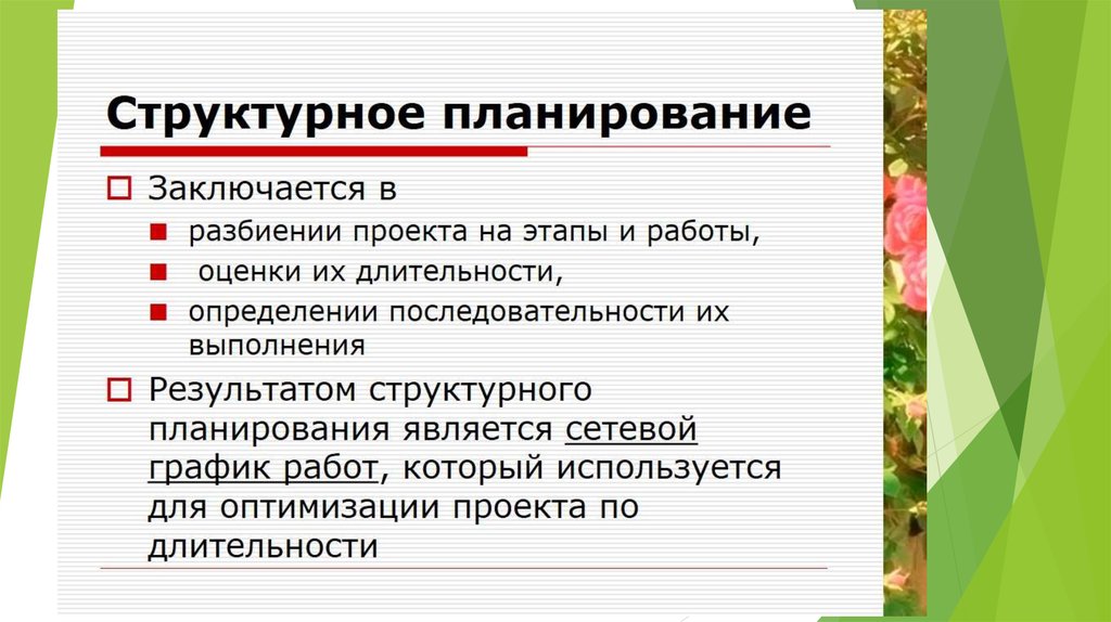 Основы управления проектами тест