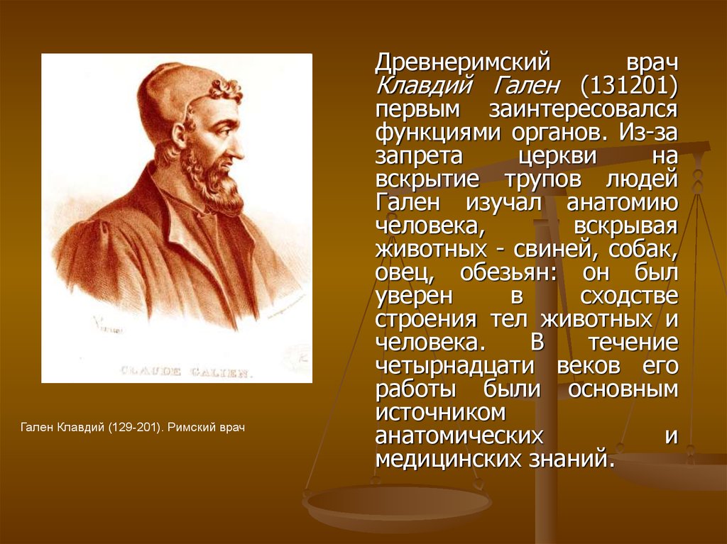 Вклад в развитие анатомии. Гален древнеримский врач. Клавдий Гален анатомия. Врач Клавдий Гален (131—211). Клавдий Гален изучает анатомию.