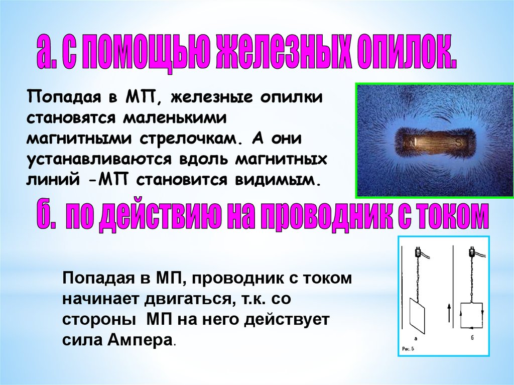 Как можно обнаружить электрическое и магнитное поле