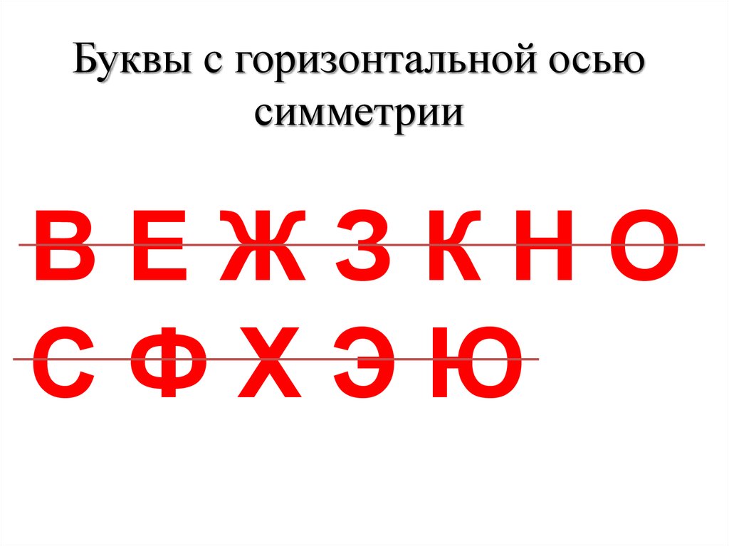 Какими буквами на рисунке. Ось симметрии буквы. Горизонтальная ось симметрии. Буквы с горизонтальной осью симметрии. Осевая симметрия буквы.