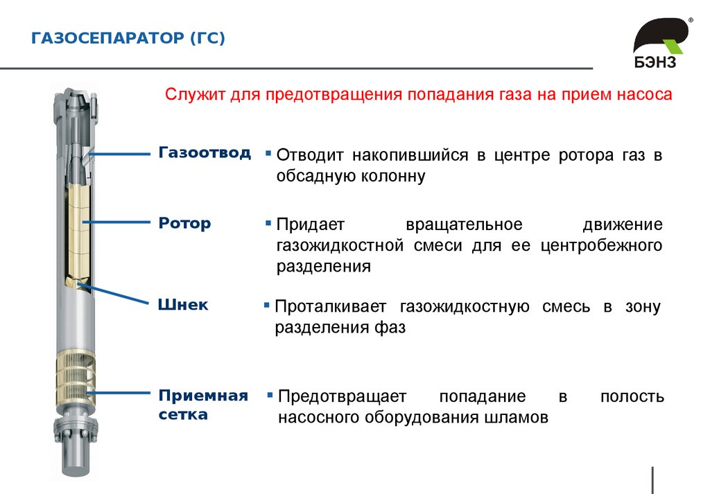 Газосепаратор уэцн схема