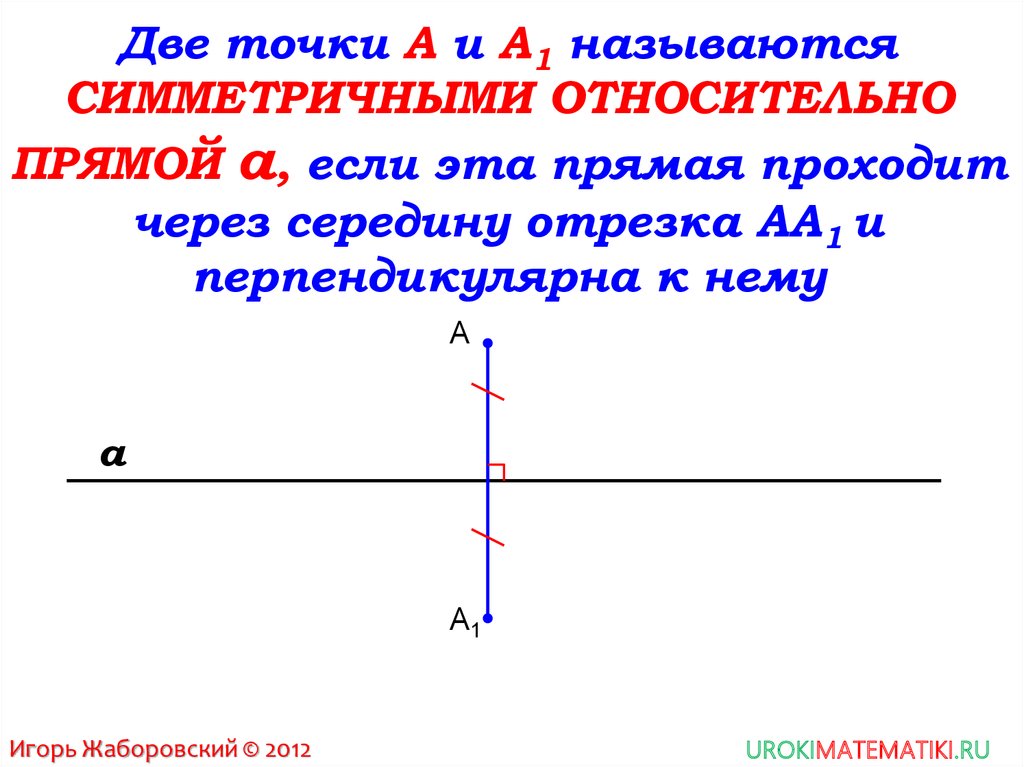 Что называют точки на прямой